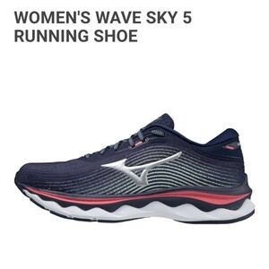 Mizuno Wave Sky 5 Black Running Shoe Size 10.5 EUC